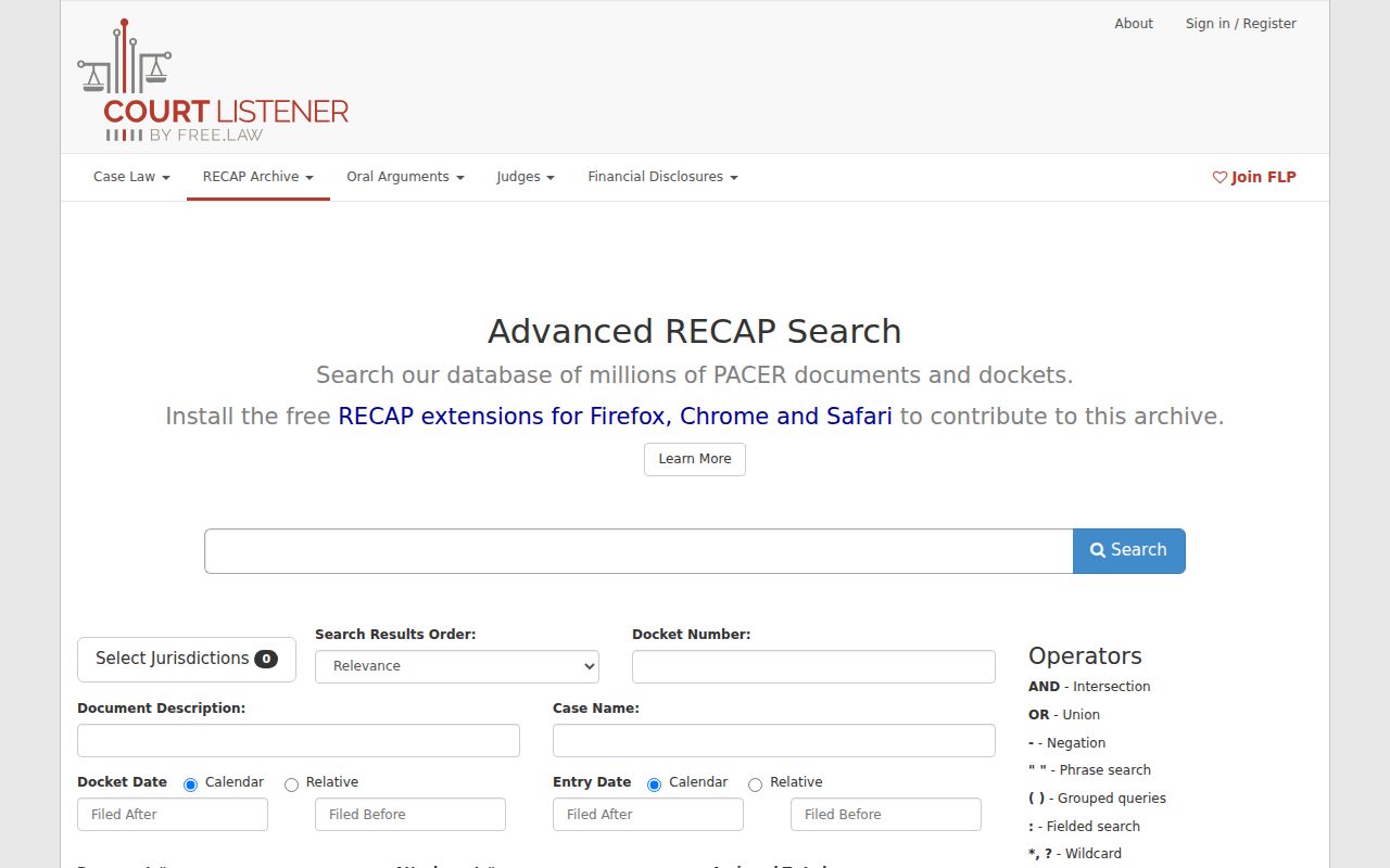 Paoli court records federal RECAP archive distinction
